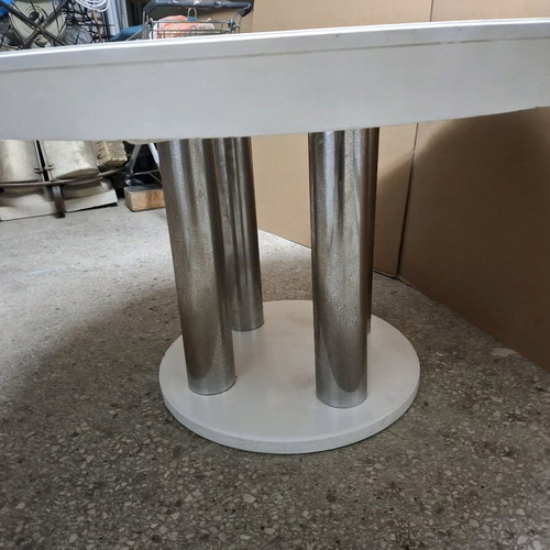 Coffee table like new 120x76 cm with 65x65 cm base