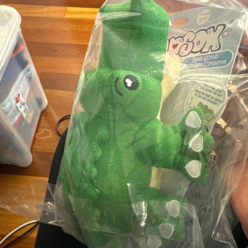 Soap Sox antimicrobial alligator sponge for kids new in bag