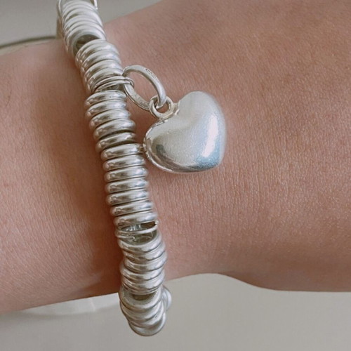 Links of London Sterling Silver Sweetie Bracelet with Heart Charm
