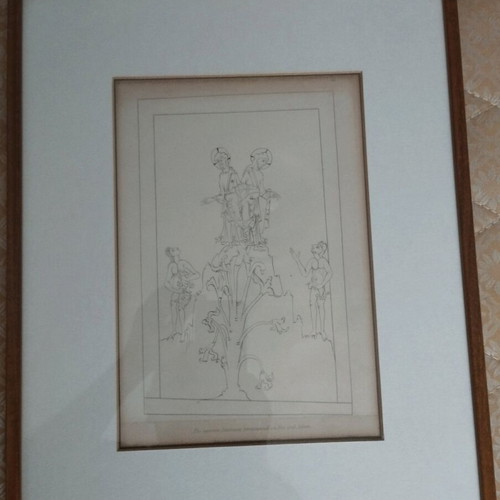 Collectible 1830 Society of Antiquaries of London engravings like new, set of 2