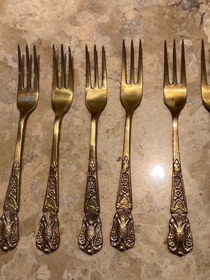 Vintage Forks Double-Headed Eagle used, set of 6