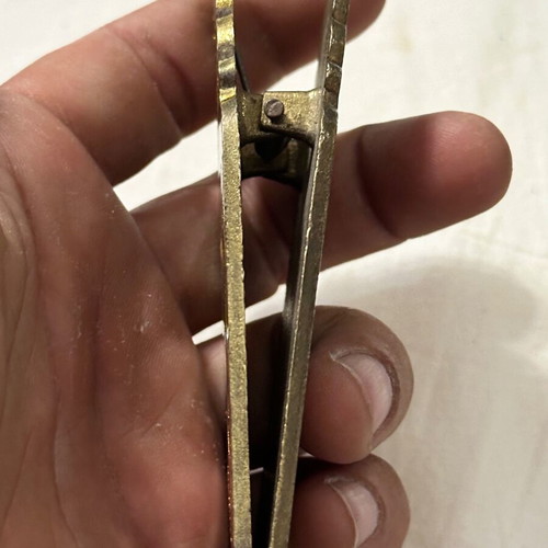 Greek connector from 1970s brass and enamel like new