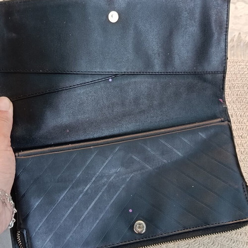 Victoria's Secret black bag like new with studs