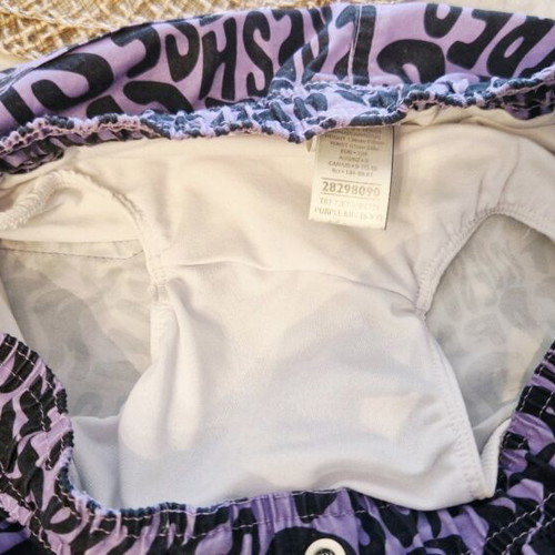 Marks & Spencer children's swim shorts like new, purple, size 6-7 years