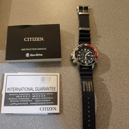 Citizen Pro Master Echo Drive Diving Watch 200m like new
