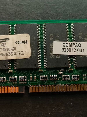 Samsung PC100 64MB Compaq RAM memory like new