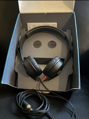 Sennheiser HD 25 Light headphones used wired