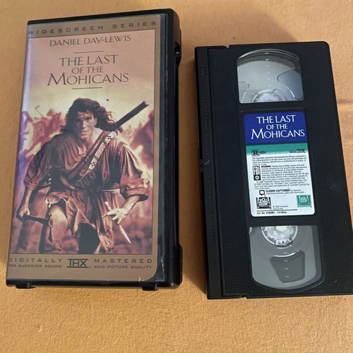 The Last of the Mohicans VHS tape like new, Widescreen NTSC