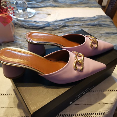 Mule Iris luxury shoes like new, purple, size 39