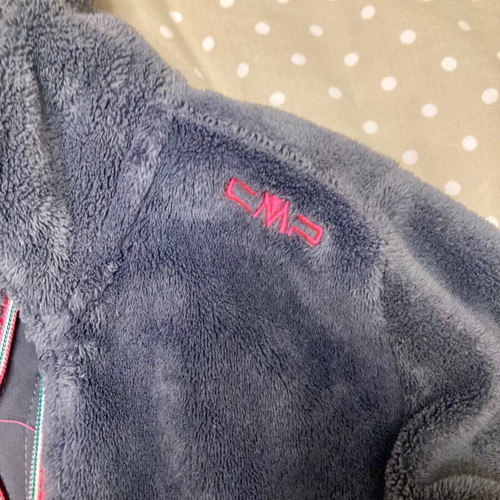 CMP children's fleece jacket used, gray, for girls
