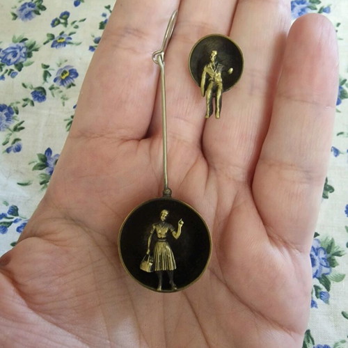 Unique earrings like new