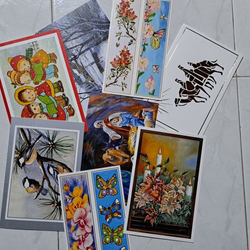 Christmas cards and 2023 calendar new set of 14 cards with envelopes