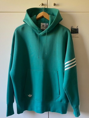Adidas Originals Hoodie green/turquoise size M like new