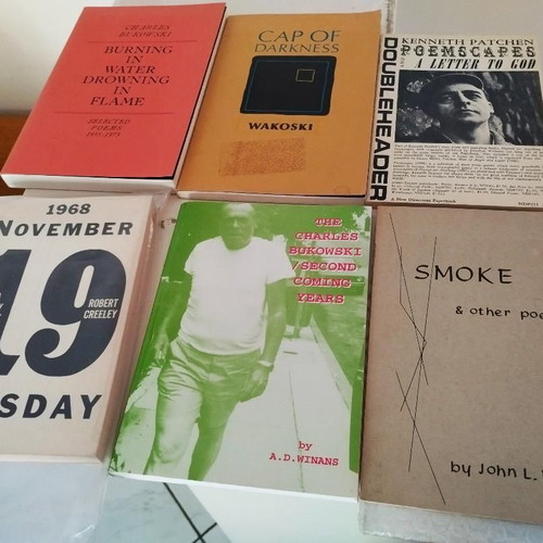 Rare Beatniks Books Used Original USA Limited Editions Bukowski Creeley