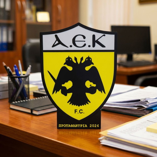AEK Logo new, 19cm by 26cm