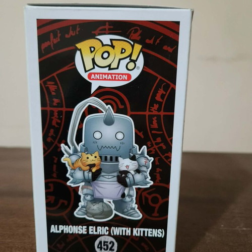 Funko Pop! Alphonse Elric with Kittens Fullmetal Alchemist vinyl figure like new