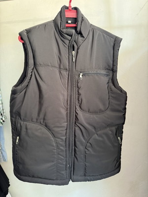 Multi-pocket vest new, black, size XL