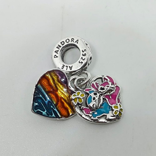 Disney Lilo & Stitch Silver Charm pendant 925 like new