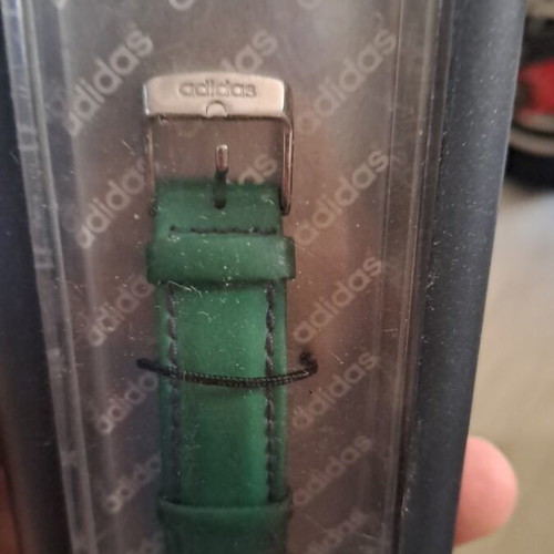 Adidas ρολόι unisex σαν καινούργιο, πράσινο και ασημί