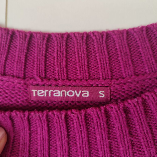 Terranova purple knitted sweater like new, size S