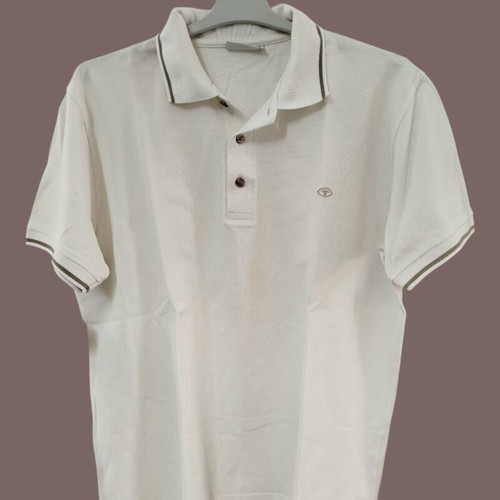 Tom Tailor men's polo shirt, size XL, off-white