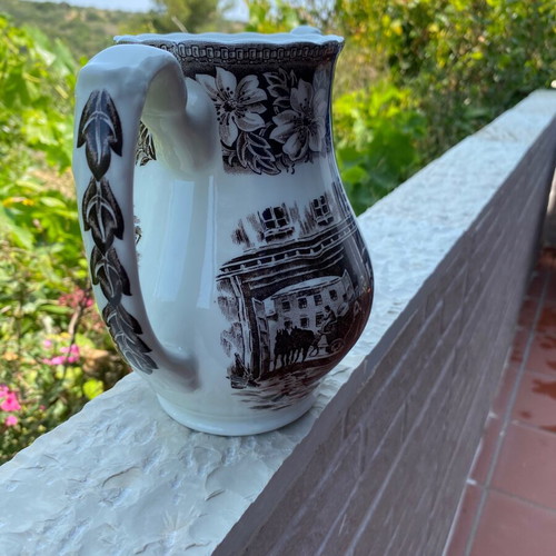 Vintage Royal Tudor Ware Coaching Taverns pitcher used
