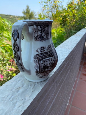 Vintage Royal Tudor Ware Coaching Taverns pitcher used