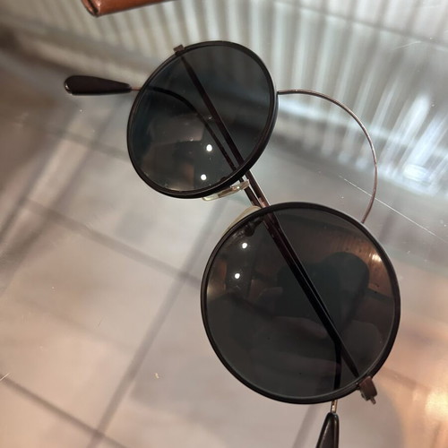 Vintage sunglasses like new, black, 40 years old