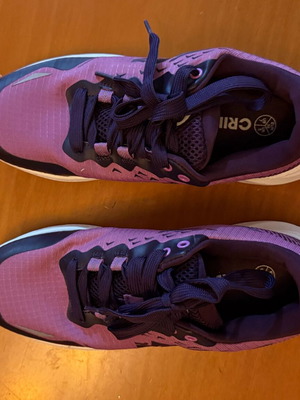Crivit Women's Athletic Shoes like new, purple and blue, size 39