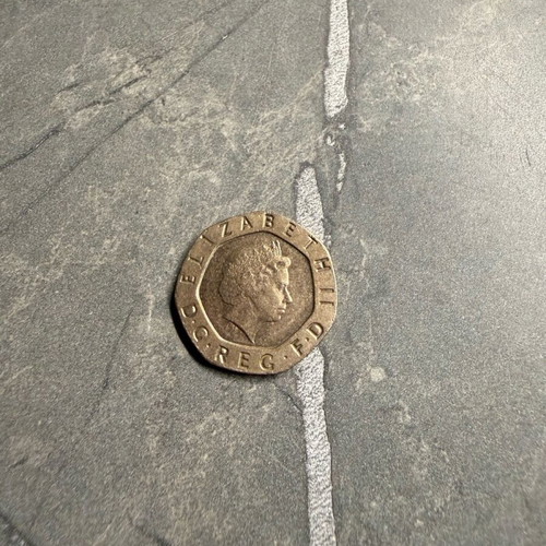 Collectible coin of England used