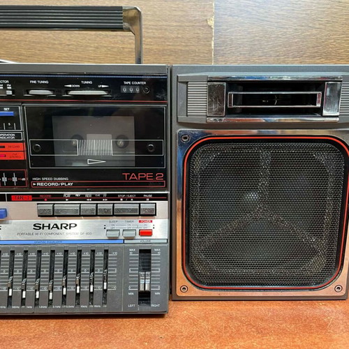 Sharp GF-800Z (D) Stereo Cassette Boombox used