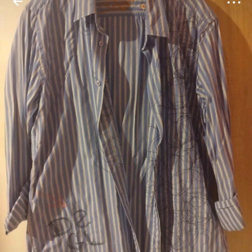Zara shirt like new, size XL, blue