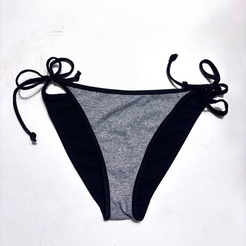 H&M swimsuit used, size 36, gray thick cotton with black trim