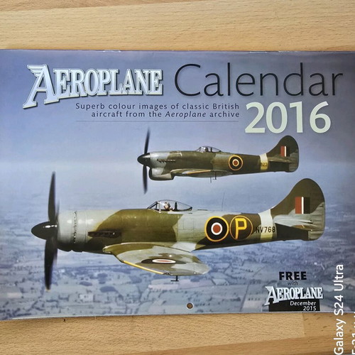 Airplane Calendar 2016 new, collectible calendar