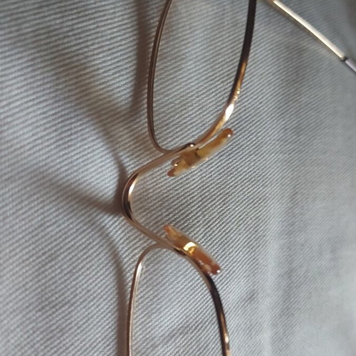 Vintage metal eyeglass frame gold like new
