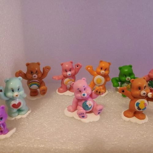 Care Bears collectible figure set of 12, like new