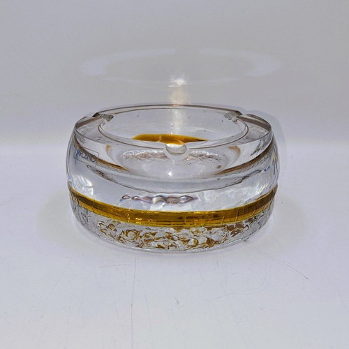 Krosno Crystal Ashtray used