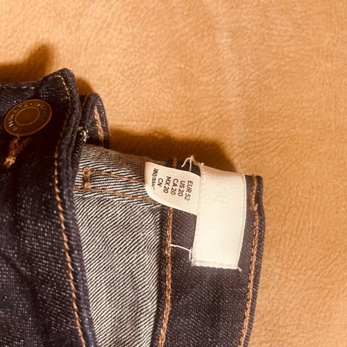 H&M Stretch Denim Pants Women Like New, Size 52 Blue