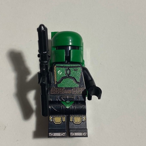 Lego Star Wars Biba Fett minifigure like new, custom printed