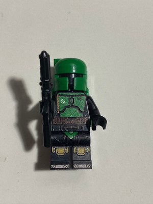 Lego Star Wars Biba Fett minifigure like new, custom printed