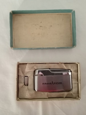 Αναπτήρας Cyma Mighty μεταχειρισμένος με κουτί και adaptor Ράδιο Αθηναί 70s μη λειτουργικός