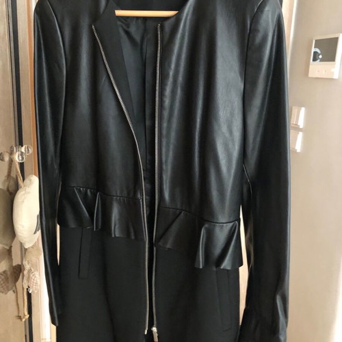Πανωφόρι Zara medium δερματίνη και ύφασμα like new