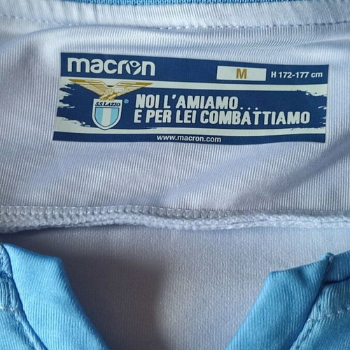 Lazio Macron Away Football Shirt Men Size M Used