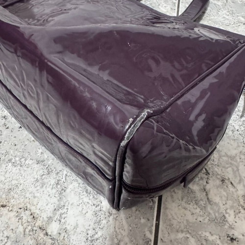 Calvin Klein bag used, dark purple handbag