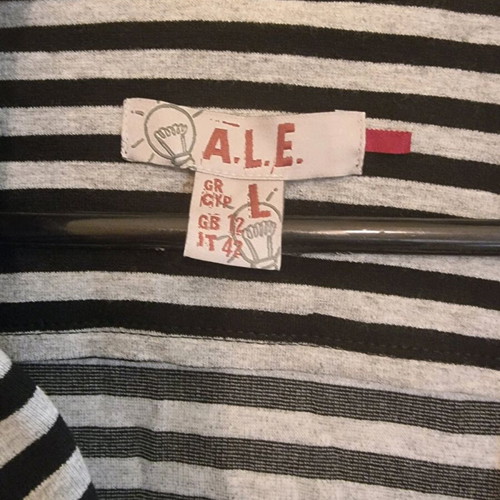 ALE women's short jacket new, black and white, size L