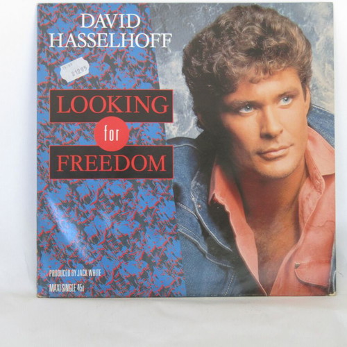 David Hasselhoff Looking for Freedom Maxi-Single 45t used, 1988