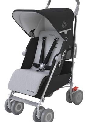 McLaren baby stroller used with foot cover, umbrella and rain cover