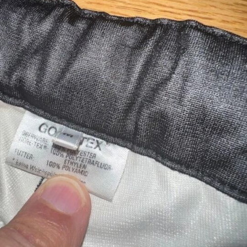 Goretex waterproof pants used, medium size