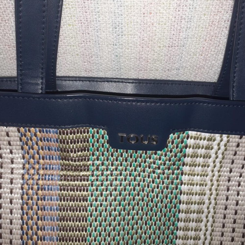 Tous shoulder bag like new, blue multicolor