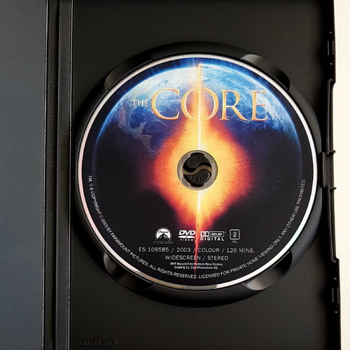 The Core DVD like new, 2003 science fiction movie